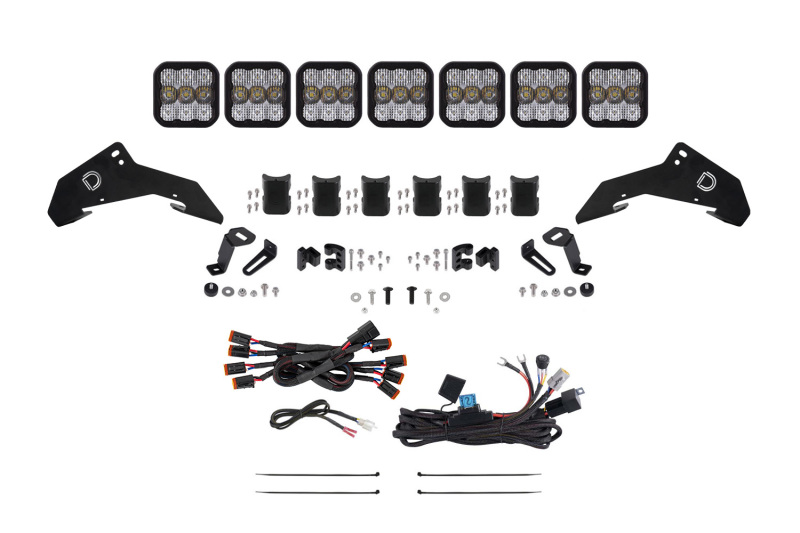 Honda Talon LED Light Bar Kit - Roof - Diode Dynamics - SS5 CrossLink Pro Kit - Cool White - `19-`24 Honda Talon LED Light Bar Kit - Roof - Diode Dynamics - SS5 CrossLink Pro Kit - Cool White - `19-`24